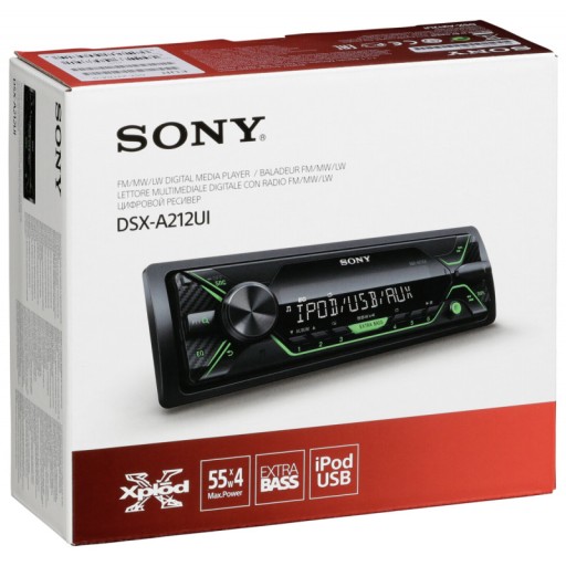 АВТОМОБИЛЬНЫЙ РАДИО SONY DSX-A212UI USB MP3 AUX FLAC