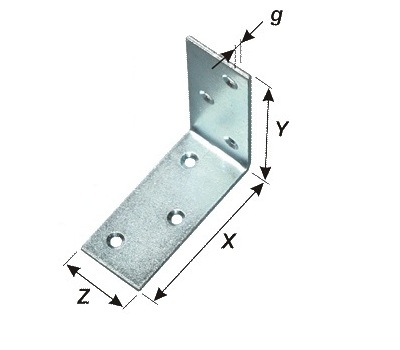 УГОЛ СОЕДИНИТЕЛЬНЫЙ УЗКИЙ KW7 60x60x25x2 50 шт.