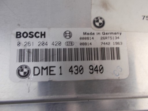 ДВИГАТЕЛЬ КОМПЬЮТЕР BMW E46 318 1.8 118KM M43 98-01