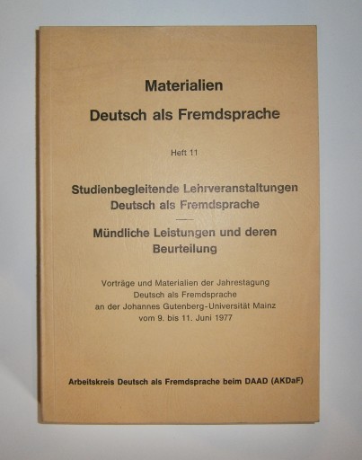 Materialien Deutsch als Fremdsprache вес 11