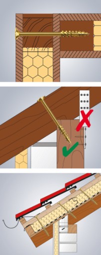 SPAX wkręty nierdzewne 4,5x40mm CUT stożek częśc.