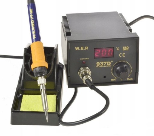 Паяльная станция WEP 937D+ 75 Вт ESDSAVE + ЭКСТРАКТОР