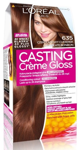 L'Oreal Casting Creme Gloss 635 шоколадная краска