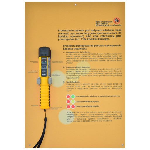 Комплект: алкотестер Alcoblow + доска с аксессуарами.