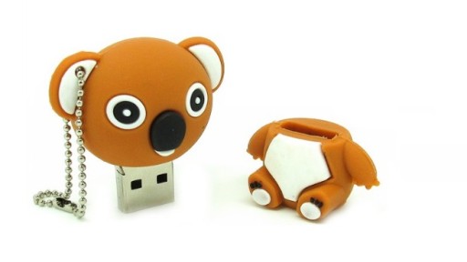 PENDRIVE 3.0 USB 32 GB BRĄZOWY MIŚ KOALA WYS PL24H