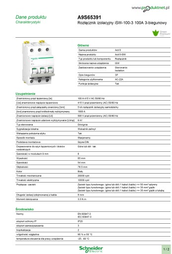 Автоматический выключатель C 16A 3P 6kA iC60N-C16-3 Acti9 A9F04316 SCHNEIDER