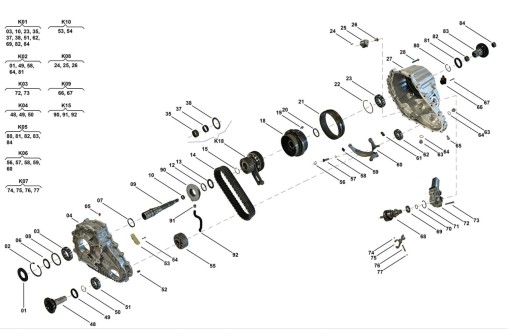 MERCEDES ML W164 GL X164 ВНЕДОРОЖНАЯ ЦЕПЬ РЕДУКТОРА