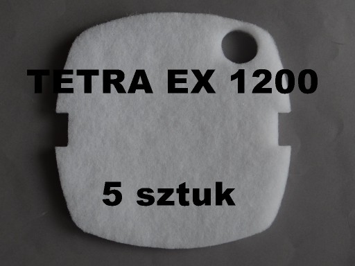 wkład FILTR TETRA EX 1200 włóknina wata 5 sztuk !