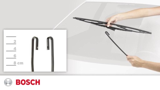 Стеклоочиститель BOSCH 450мм 45см ECO45C Крючок