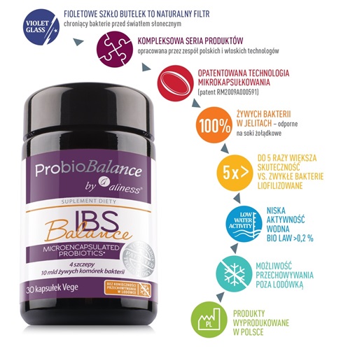 Aliness ProbioBalance IBS Probiotyk ZDROWE JELITA