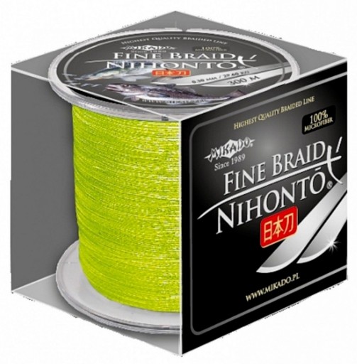 NIHONTO FINE BRAID FLUO BRIDGE 0,18 мм 300 м