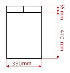 Конверты SAFE C3 белые 50 шт. 330x470