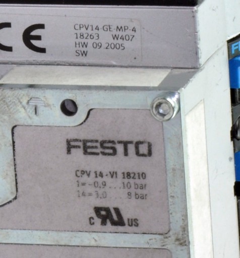 FESTO CPV 14-VI 18210 CPV18-GE-MP-4 клапанный остров