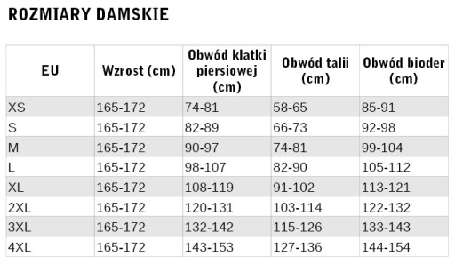 Polar damski VALENTO GLACE r. XXL czarny