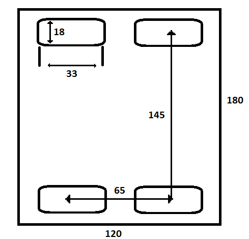 ТЕЛЕЖКА ДЛЯ ВОРОТ 80x80x5, 5-РОЛИКОВАЯ