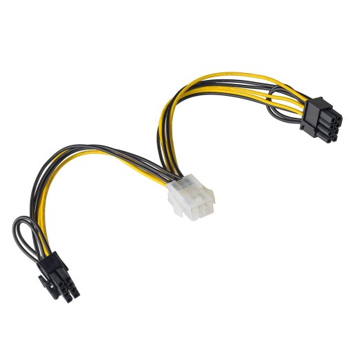 Adapter zasilania 6pin na 2x 6pin karta graficzna