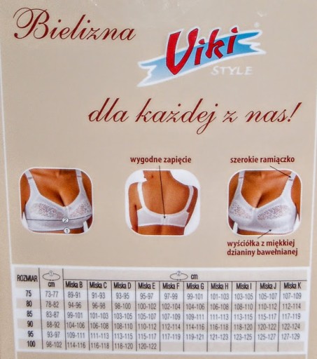 Bra Viki 579 Krystyna Soft White 90f