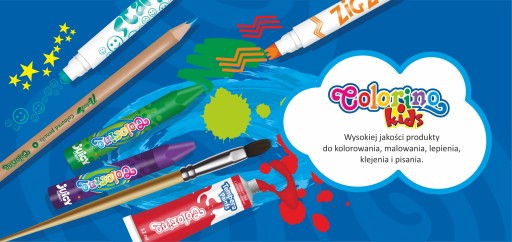 КРАСКИ АКВАРЕЛЬНЫЕ COLORINO 12 ЦВЕТОВ + кисть 14014