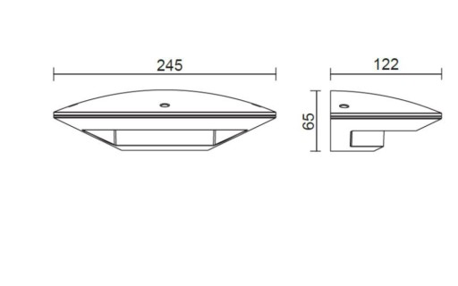 Светодиодный настенный светильник для наружного освещения 4 Вт IP54