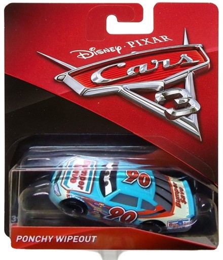 WIPEOUT PONCHES Бампер #90 Автомобили Disney Mattel