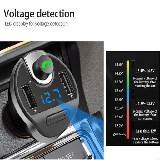 FM-передатчик Bluetooth с функцией громкой связи MP3 SD USB