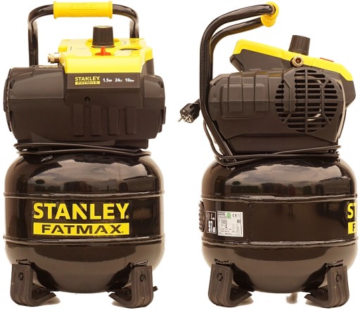 БЕЗМАСЛЯНЫЙ КОМПРЕССОР STANLEY FATMAX 24л + КОМПЛЕКТ 6