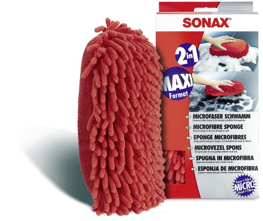 SONAX Губка из микрофибры для мытья автомобиля