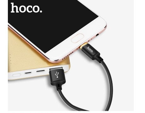 Магнитный кабель Hoco U28 Micro USB черный 1м