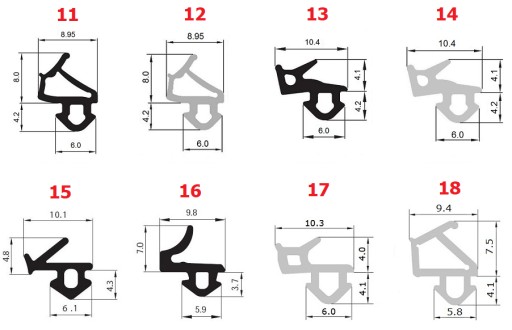 ROPLASTO S-1019 Уплотнитель оконный