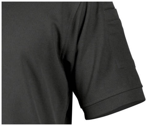 KOSZULKA POLO MĘSKA UTL LITE TOPCOOL SZYBKOSCHNĄCA HELIKON CZARNA XXL
