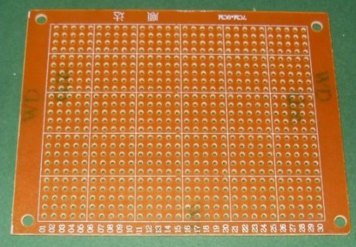 PI02 универсальная печатная плата 70мм х 90мм(1087