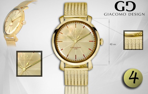 Мужские часы Giacomo Design GD09 4 ДИЗАЙНА!