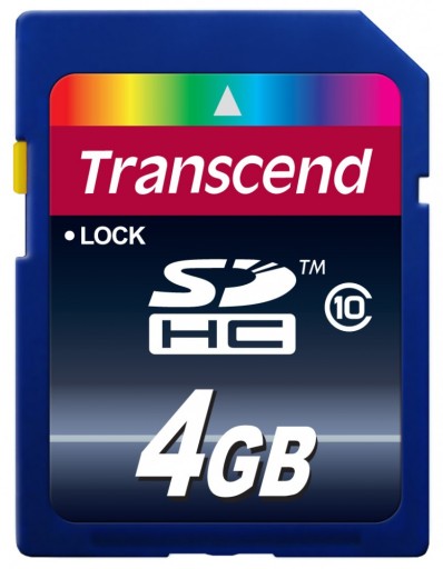 SD-карта TRANSCEND Premium объемом 4 ГБ