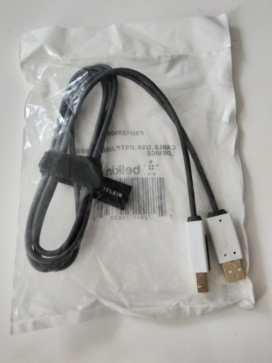 Кабель Belkin USB-A USB-B F3U133b06 1,8 м ТКАНЬ НОВЫЙ