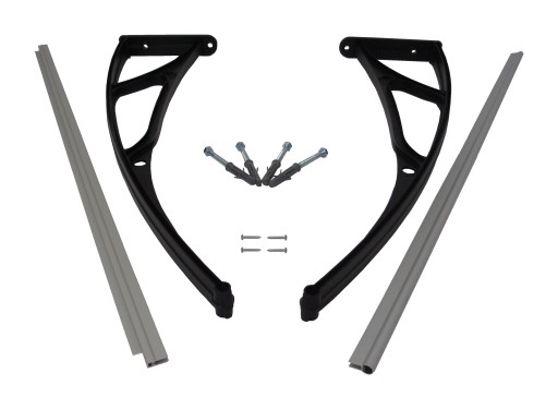 DASZEK NAD DRZWI ZADASZENIE 100 x 80 ALUMINIUM