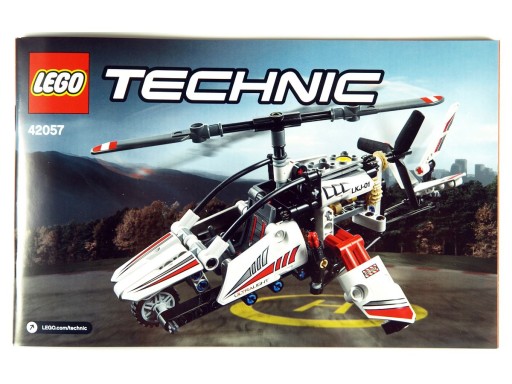 Инструкции LEGO Technic Легкий вертолет #42057