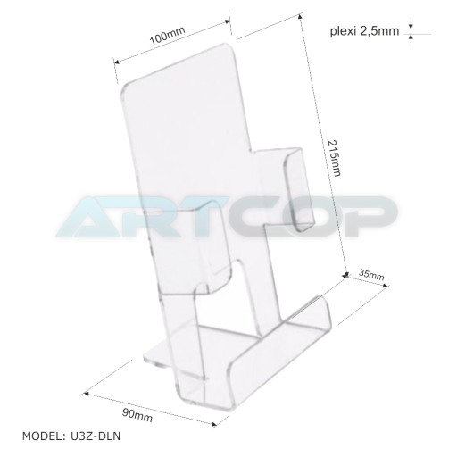 DL Pocket Подставка для листовок Устройство подачи из плексигласа PION