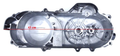 КРЫШКА РЕМНЯ СКУТЕРА 4T 43CM GY6 MARTINELLI