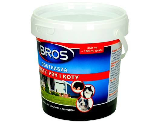 Odstraszacz psów kotów kretów Bros 450ml