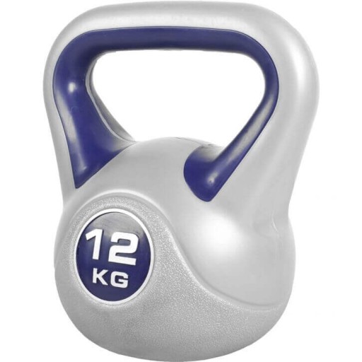 KETTLEBELL 12 кг винил Gorilla Sports фиолетовый