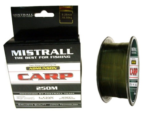 MISTRALL ADMUNSON CARP CAMOU LINE 0,35 мм / 250 м