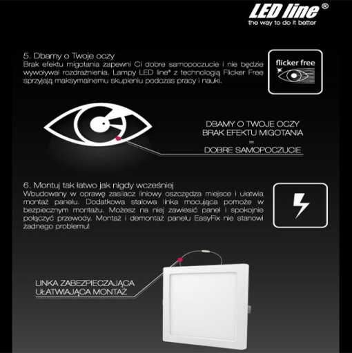 Панель LEDline EasyFix 24Вт 2150лм 2700К теплая