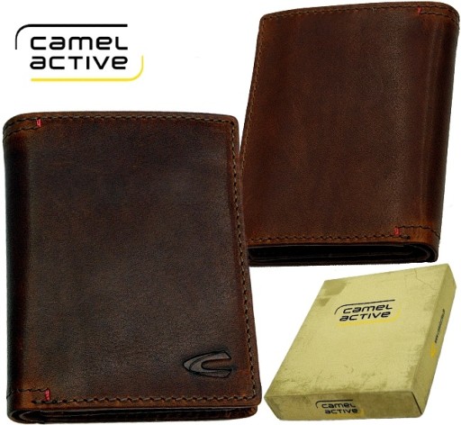 Мужской кожаный кошелек Camel Active 181-704 черный