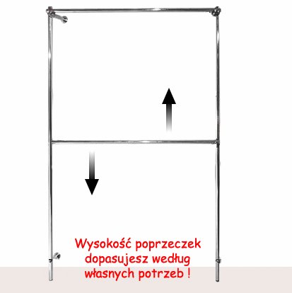 РЕГУЛИРУЕМАЯ НАСТЕННАЯ ПОЛКА 100x200x40 ВЕШАЛКА c1