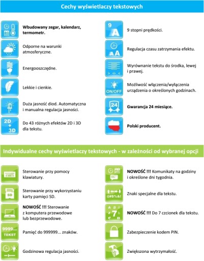 Рекламный дисплей Светодиодная доска 150x20 Производитель PL