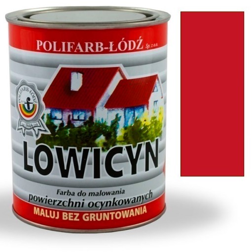 Lowicyn farba do dachu ocynku metal MAHOŃ MAT 5L