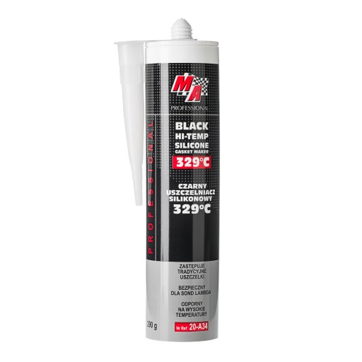 Uszczelniacz silikonowy MA Professional 20-A34 290g czarny