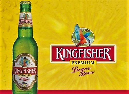 KINGFISHER BEER стакан полпинты ИНДИЯ