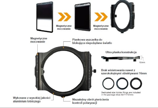 Marumi Square GND4 REVERSE Полусерый фильтр