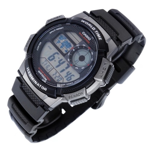 ВОДОНЕПРОНИЦАЕМЫЕ МУЖСКИЕ ЧАСЫ CASIO AE-1000W 3AVDF + ПОДАРОЧНАЯ КОРОБКА